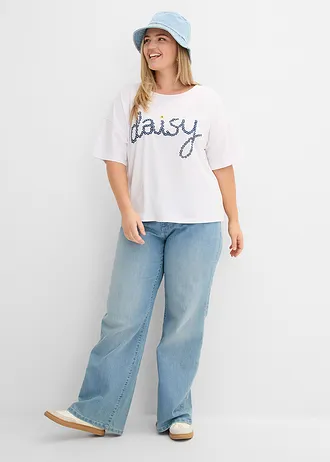 Sweat en viscose mélangée, Couleur: blanc