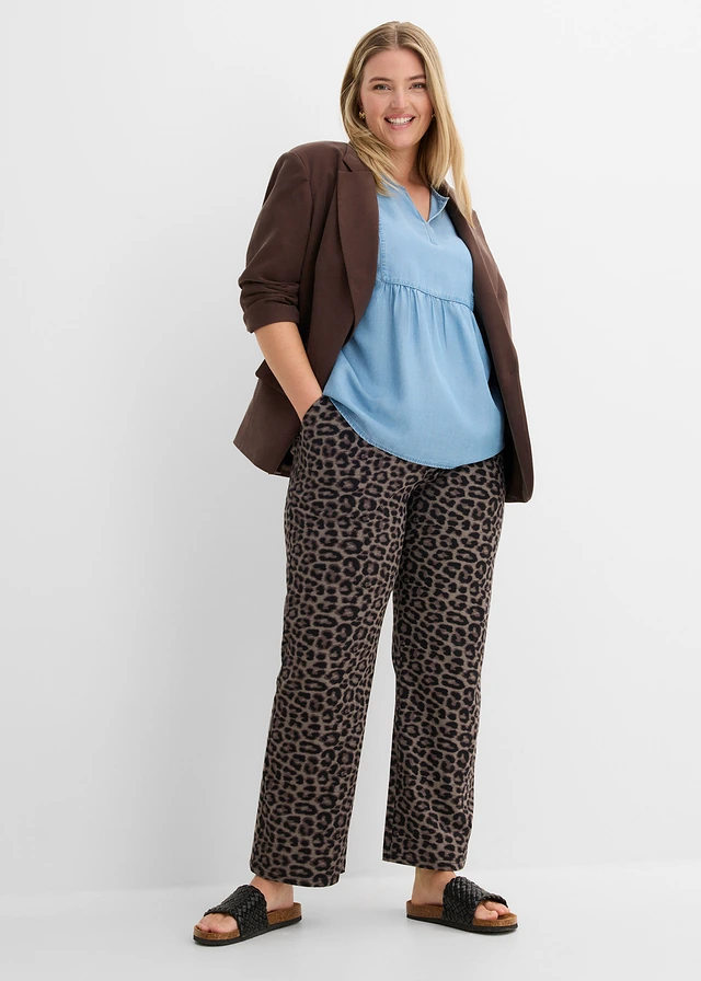 Denim tuniek, Kleur: lichtblauw denim