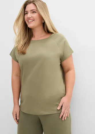 T-shirt 100% coton, Couleur: olive