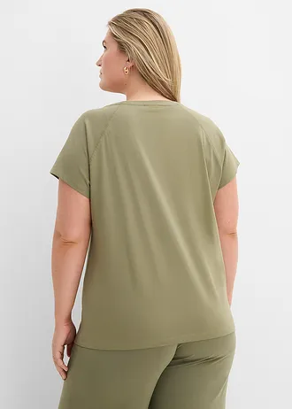 T-shirt 100% coton, Couleur: olive