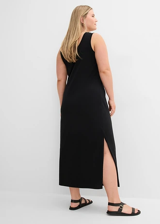 Robe près du corps en jersey, Couleur: noir