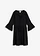 Jurk van soepele viscose, Kleur: zwart
