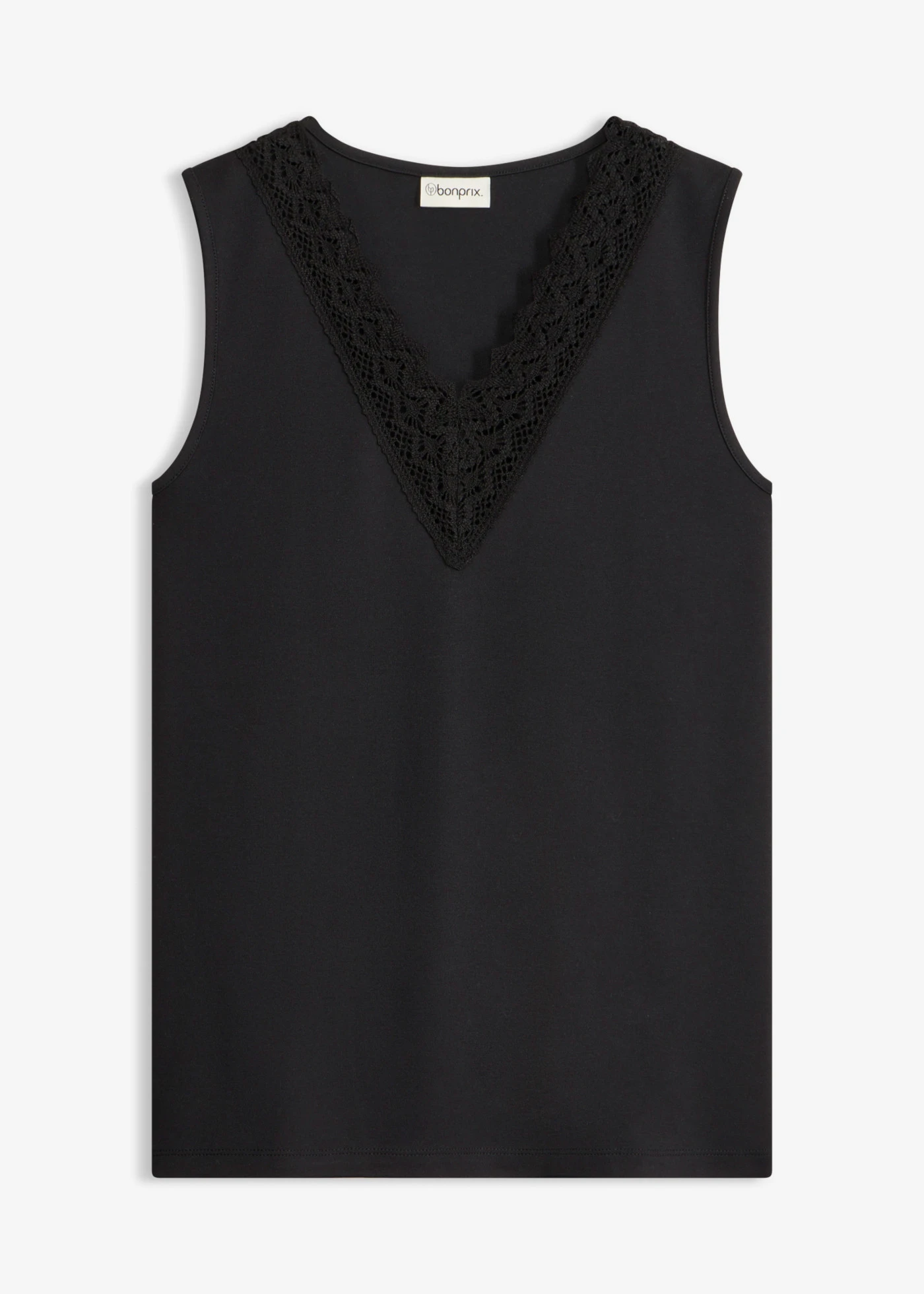 Top à dentelle • noir • Boutique bonprix