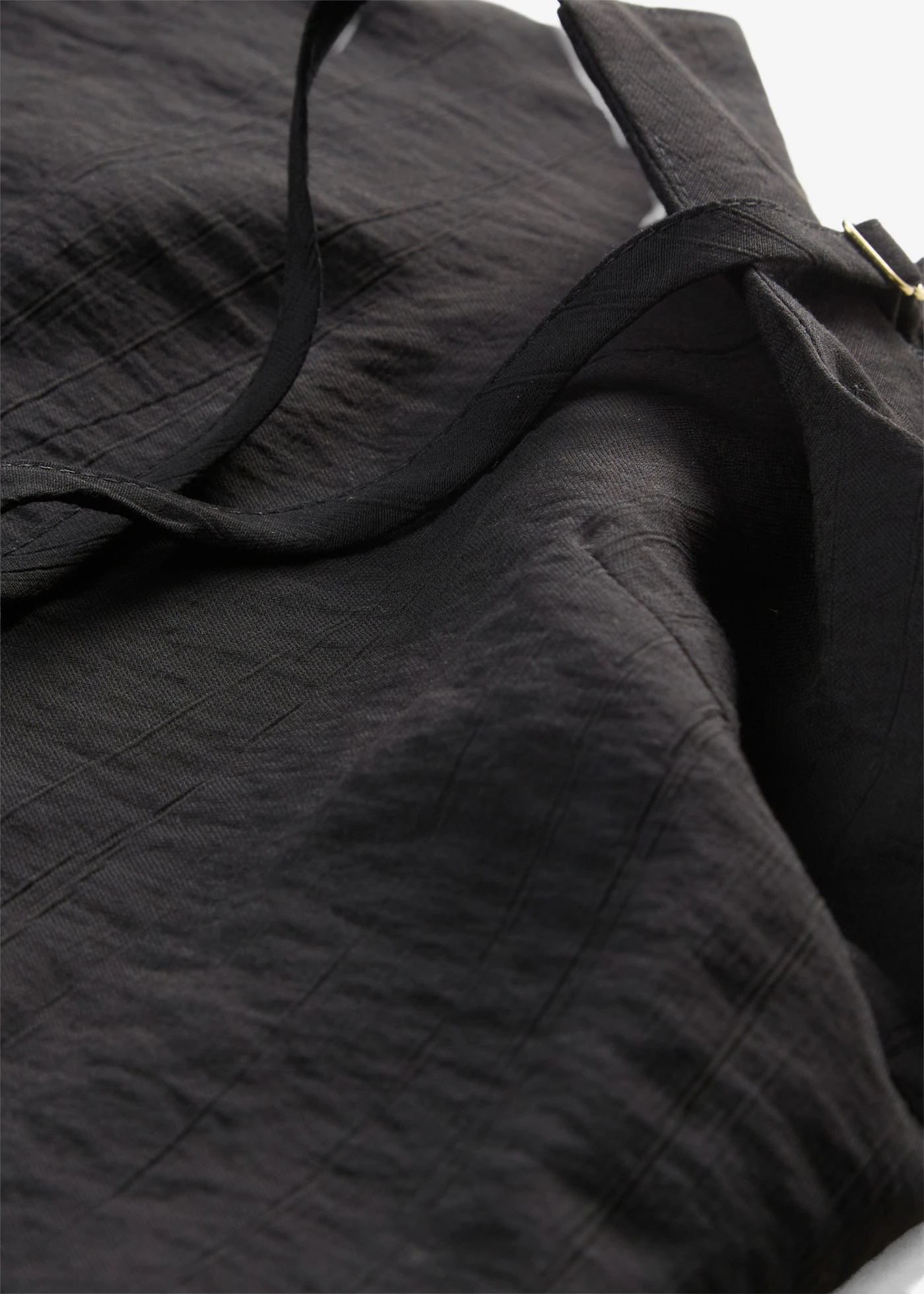 Top aspect plissé • noir • Boutique bonprix