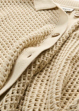 Ajour vest • lichtsand • bonprix online shop