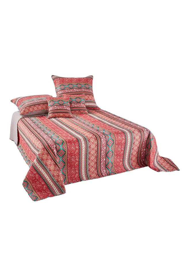 Sprei met strepen, Kleur: multicolor