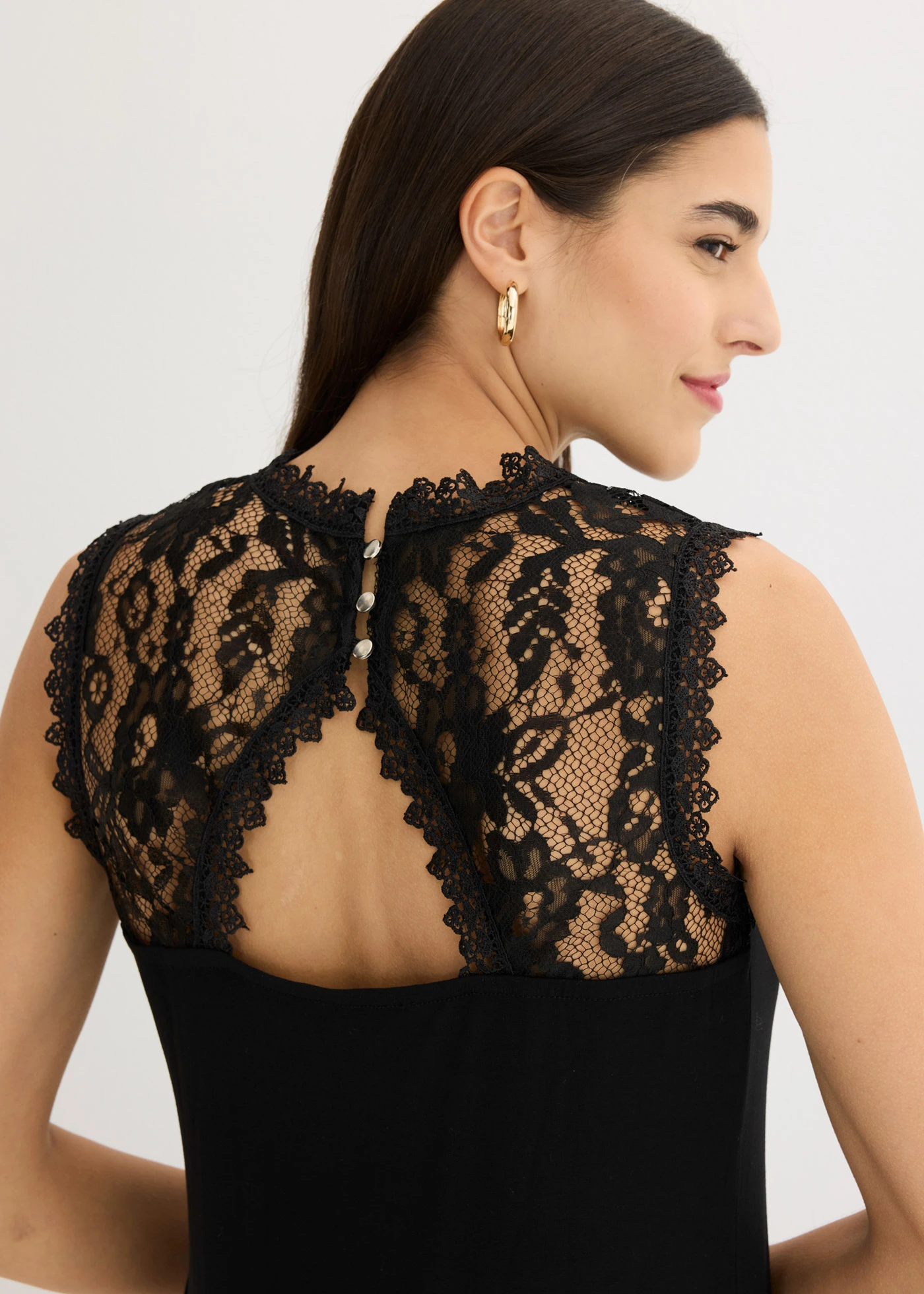 Top van een zachte viscosemix • zwart • bonprix online shop