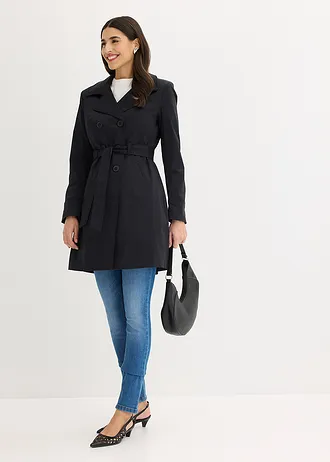 Trench • noir • Boutique bonprix
