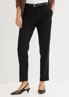 Pantalon de tailleur, taille courte, Couleur: noir
