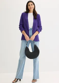 Blazer à manches froncées • violet • Boutique bonprix