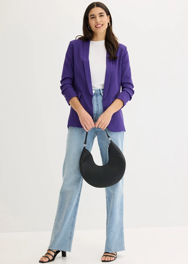 Blazer à manches froncées • violet • product-page.page-title-suffix