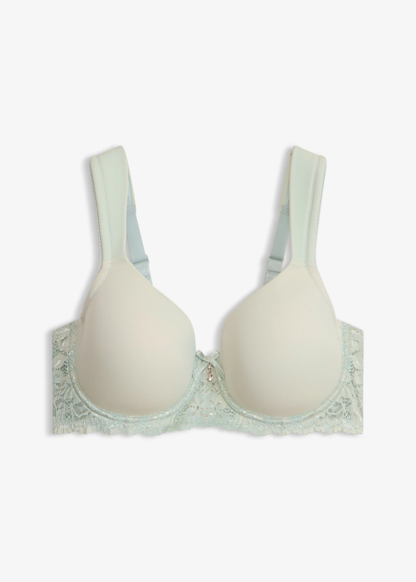 Soutien-gorge à coques et bretelles rembourrées • menthol clair • Boutique bonprix