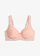 Minimizer bh met gewatteerde bandjes, Kleur: antiek roze