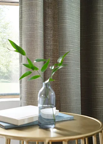 Jacquard gordijn (1 stuk), Kleur: olijfgroen