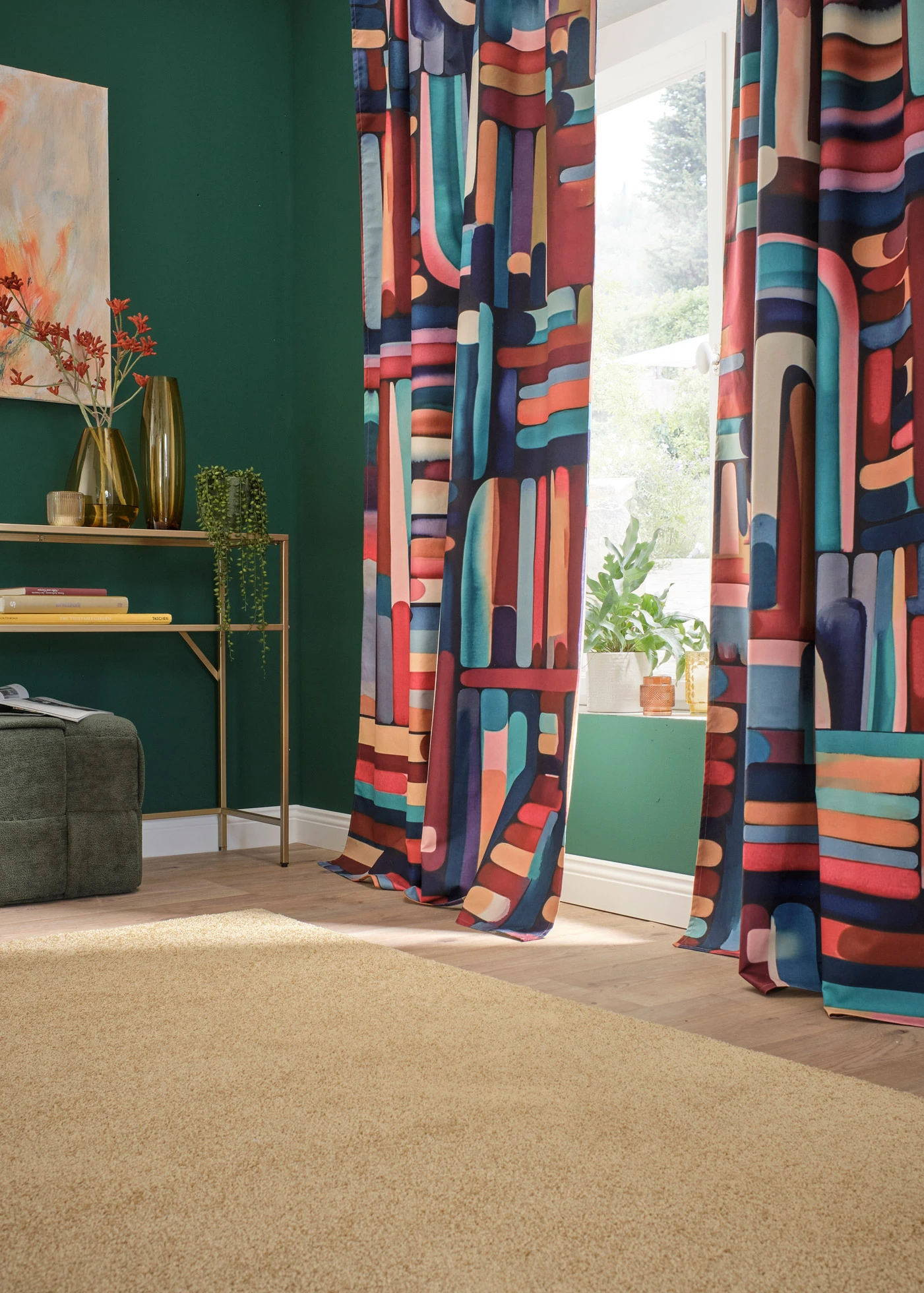 Verduisteend gordijn met gecoate achterkant, ook verkrijgbaar in extra lang (1 stuk) • multicolour • bonprix online shop