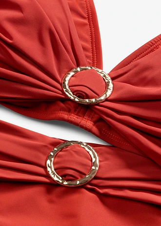 Bralette bikini met ringdetail (2-dlg. set) • paprika • bonprix online shop