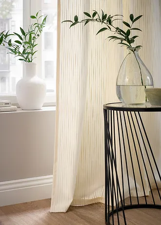 Záves z bio bavlny (1 ks v balení) • krémová • obchod bonprix