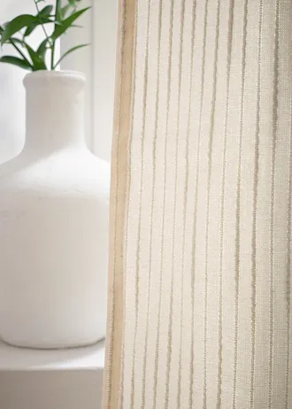 Rideau en coton (1 pce) • crème • Boutique bonprix