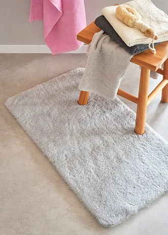 Badmat van bijzonder zacht materiaal • zilverkleur • bonprix online shop