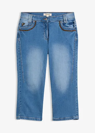 Capri džíny, Slim Fit, Mid Waist