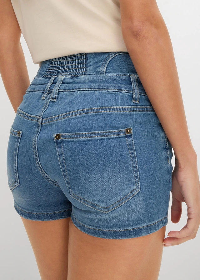 Short en jean taille haute • bleu bleached • product-page.page-title-suffix