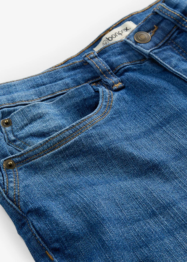 Slim capri jeans, mid waist • blue stone used • product-page.page-title-suffix