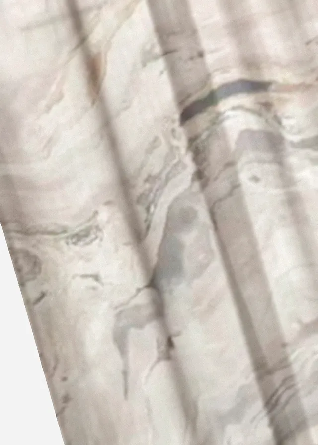 Gordijn met print (1 stuk), Kleur: grijs-sand