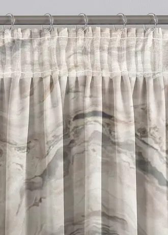 Voilage à imprimé (1 pce) • gris-sable • Boutique bonprix