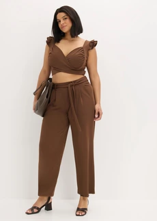 Triko a kalhoty (2dílná souprava), barva: hnědá