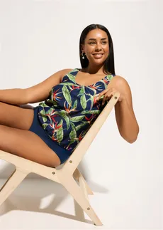 Badpak • donkerblauw plus size • bonprix online shop