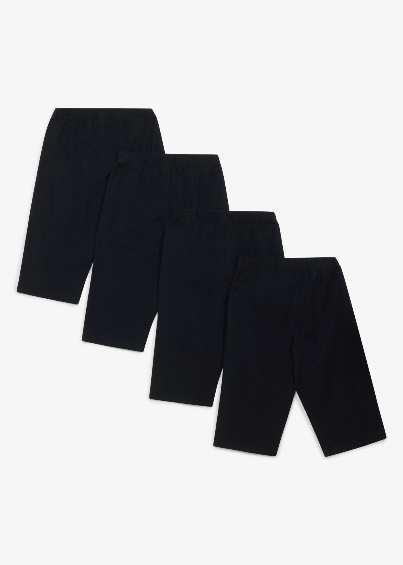 Lot de 4 cyclistes en coton extensible • noir • Boutique bonprix