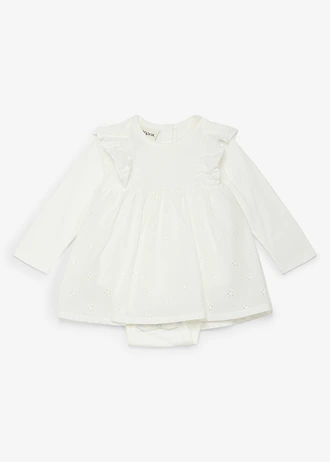 Bodyjurk met kant • wolwit • bonprix online shop