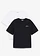 T-shirt z grubej bawełny (2 szt.), kolor: czarny+biały z nadrukiem