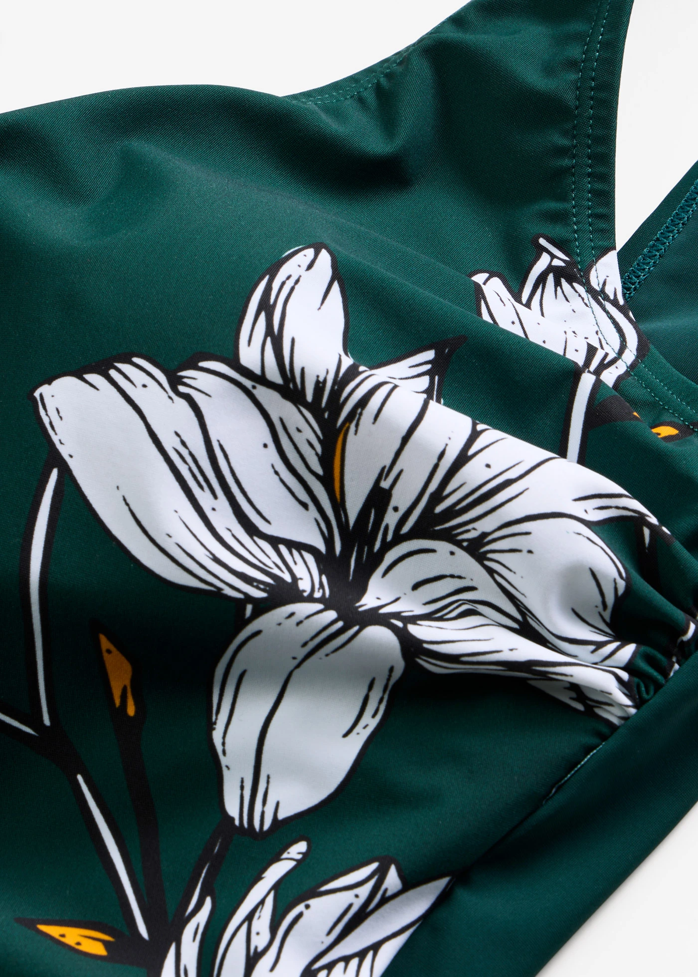 Licht corrigerend badpak • diepgroen gebloemd • bonprix online shop