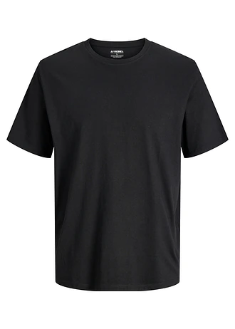 T-shirt JJ REBEL z czystej bawełny • czarny z nadrukiem • sklep bonprix