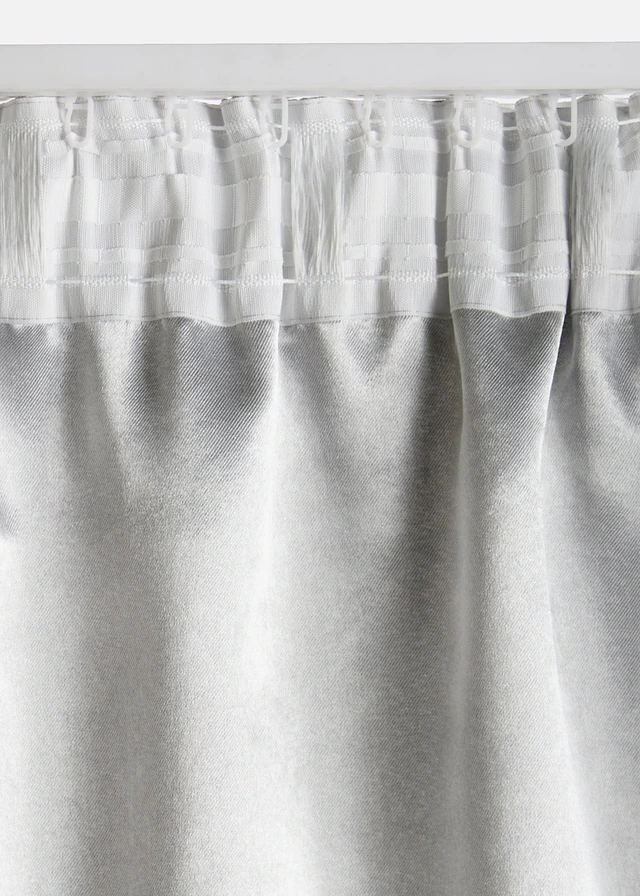 Rideau en polaire jacquard brillant (1 pce) • beige-doré imprimé • product-page.page-title-suffix