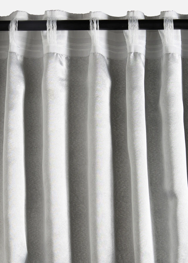 Rideau en polaire jacquard brillant (1 pce) • beige-doré imprimé • product-page.page-title-suffix