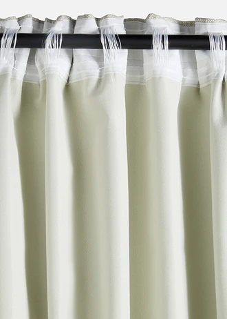Verduisterend gordijn met grove structuur, ook in extra lang (1 stuk) • beige • bonprix online shop