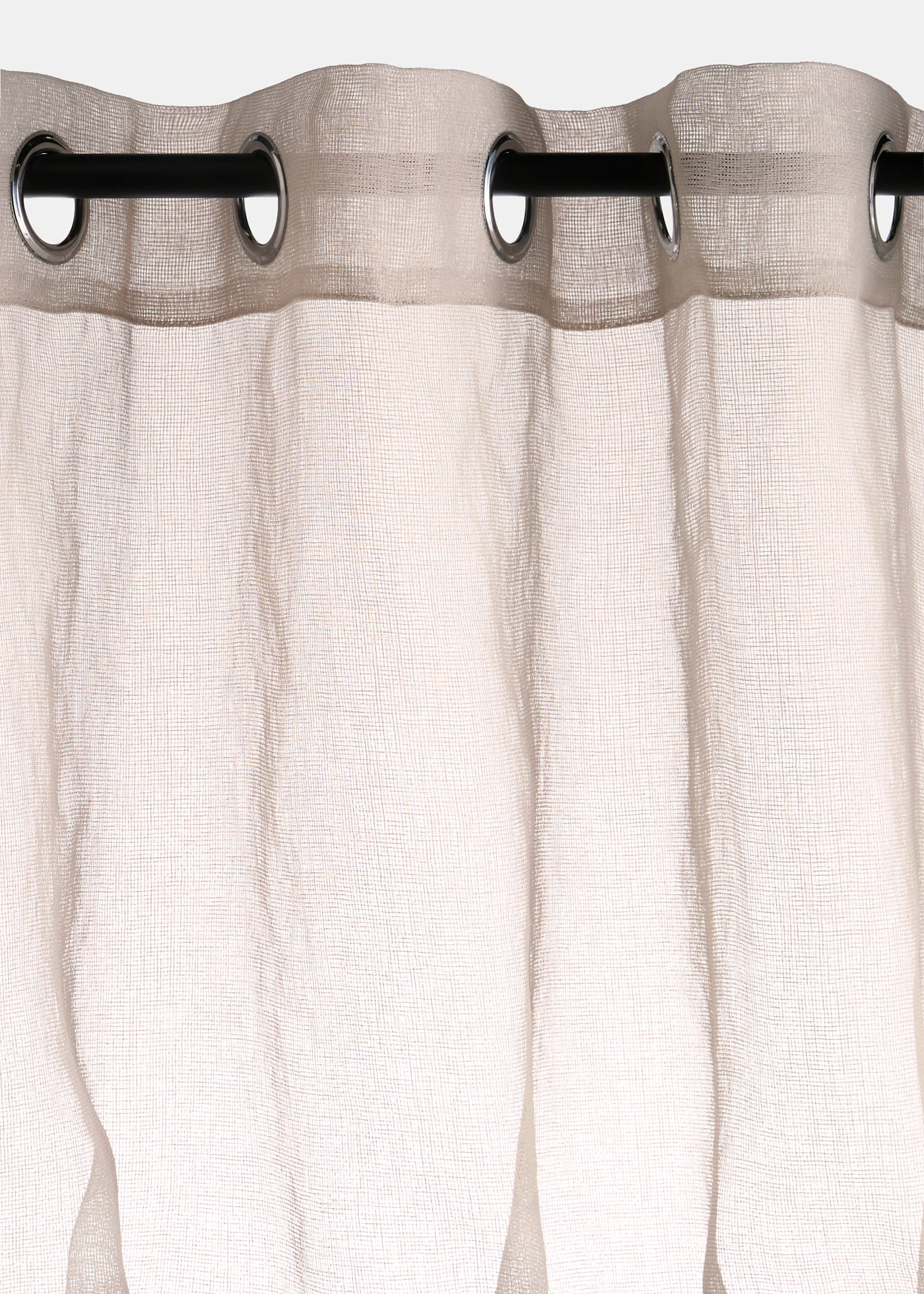 Voilage à fine texture mesh (1 pce) • crème • Boutique bonprix