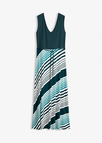 Robe longue et douce en viscose extensible