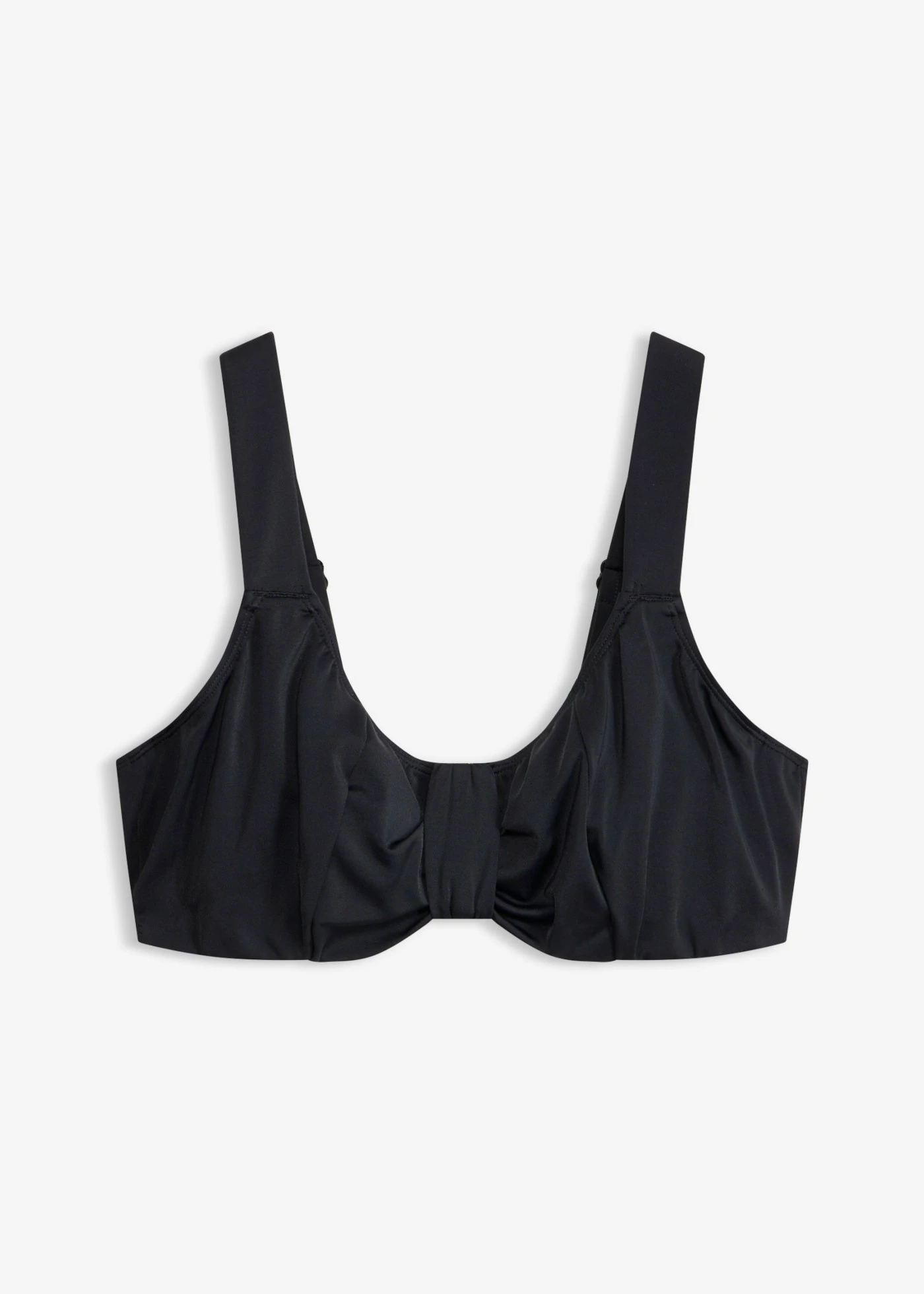 Beugel bikinitop met gewatteerde bandjes • zwart • bonprix online shop