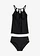 Tankini à découpes (ens. 2 pces), Couleur: noir