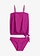 Oversized tankini met afneembare bandjes (2-dlg. set), Kleur: paars