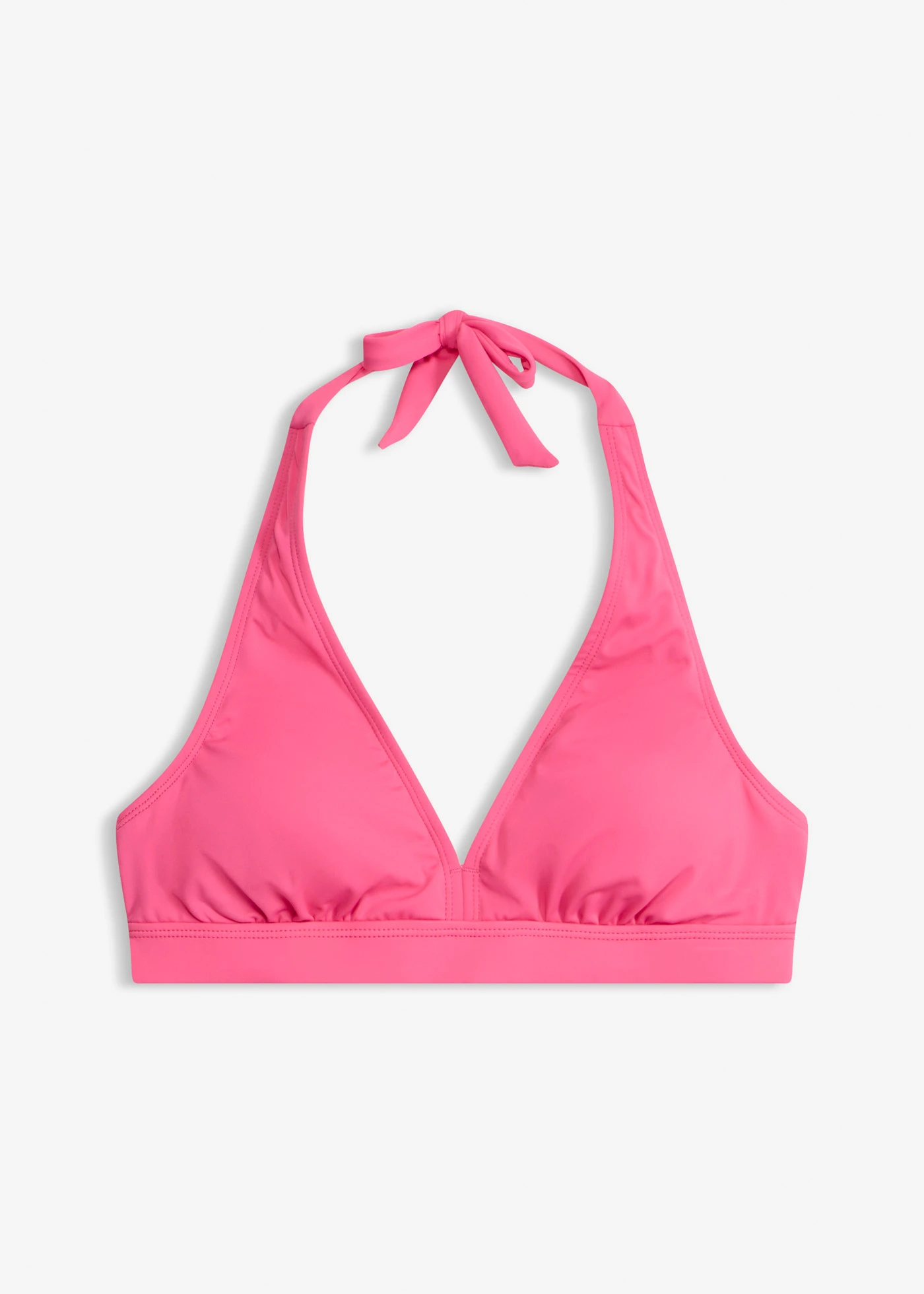 Halter bikinitop met V-hals • pink • bonprix online shop