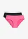 Bikinové kalhotky (2 ks v balení), barva: pink + černá