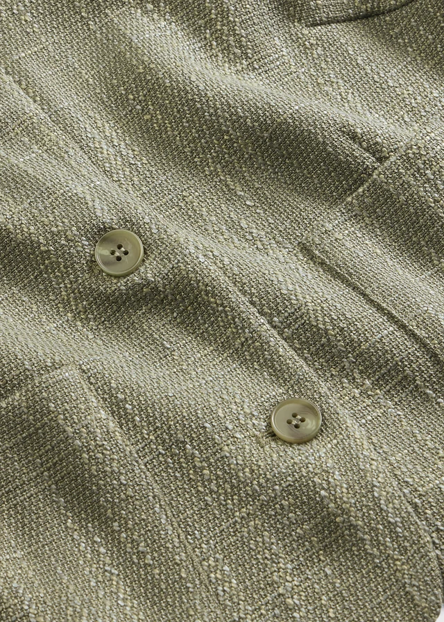 Gilet sans manches à col rond, Couleur: olive foncé