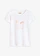 Shirt van elastisch katoen, Kleur: wit met print