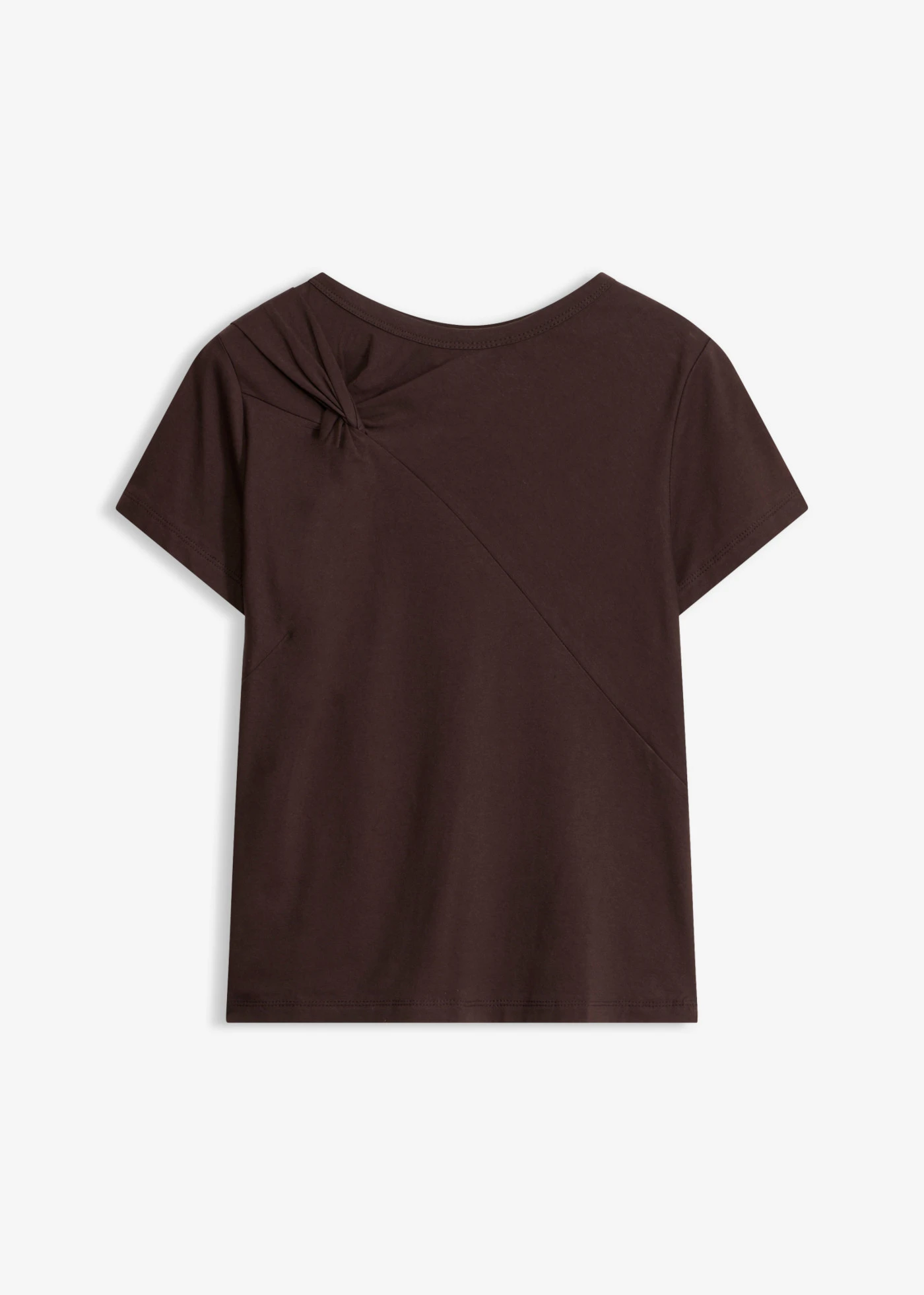 Shirt van katoen • donkerbruin • bonprix online shop
