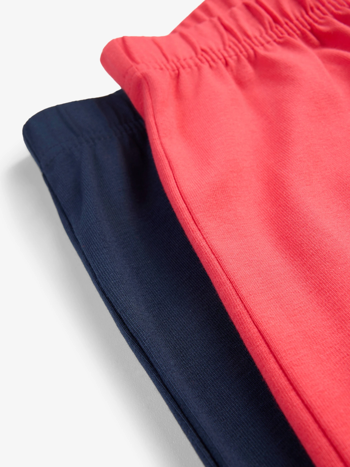 Kolarki z elastycznej mieszanki bawełny organicznej (2 szt.) • rajski różowy+ciemnoniebieski • sklep bonprix