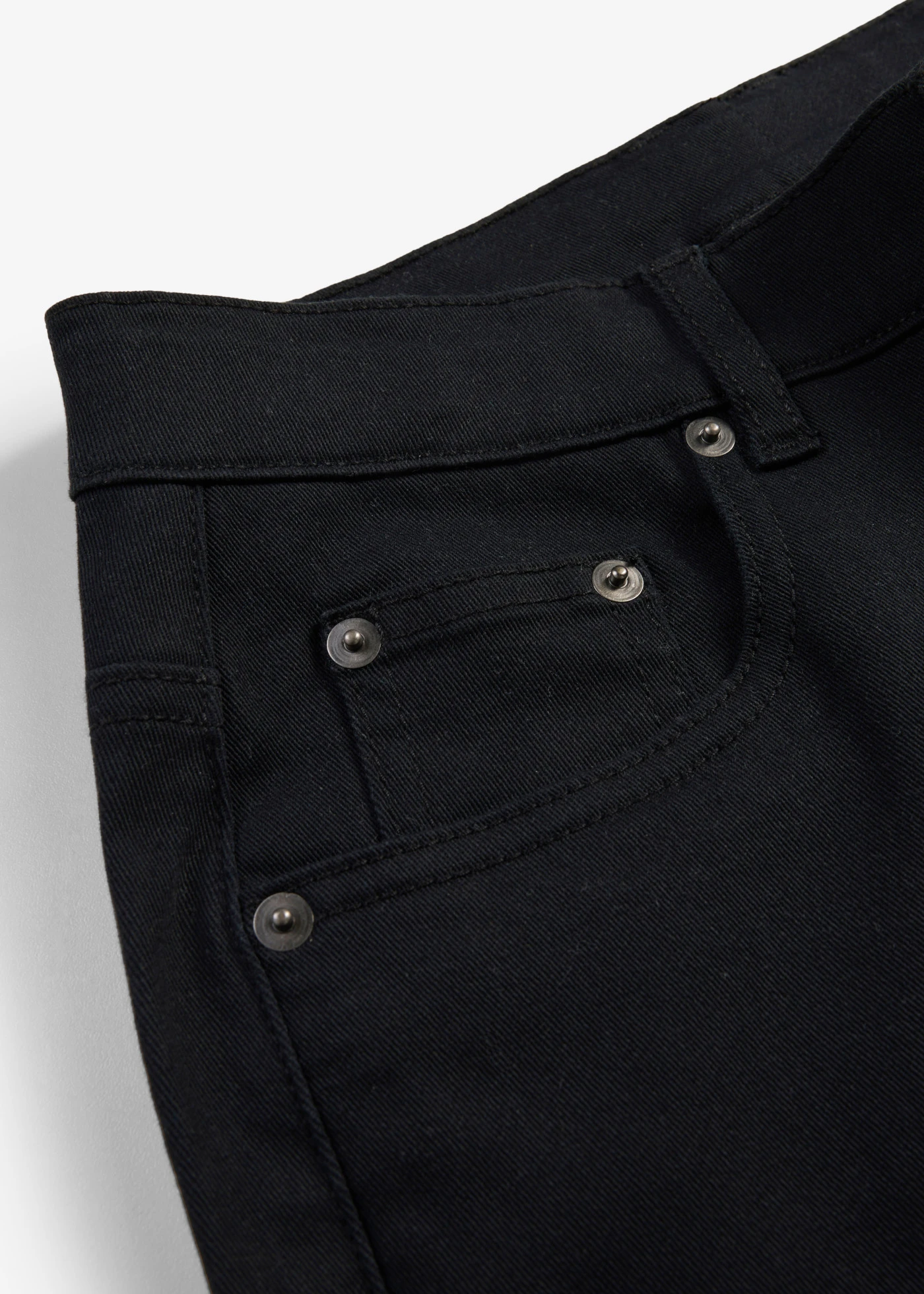 Bermuda extensible à taille réglable, regular • noir • Boutique bonprix